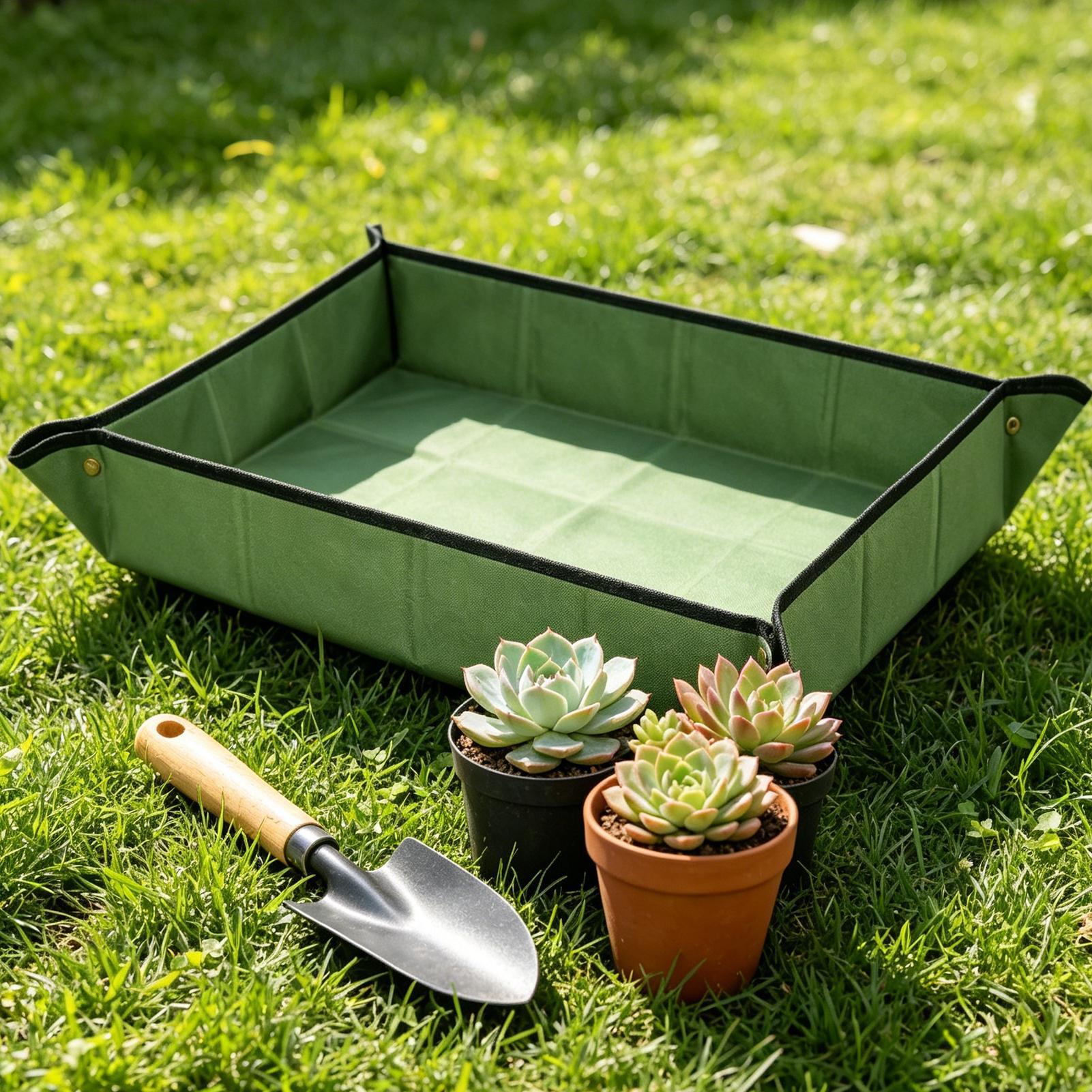 Repotting Mat - 105x150cm Umtopfmatte, tragbare, dicke, wasserdichte Pflanzmatte