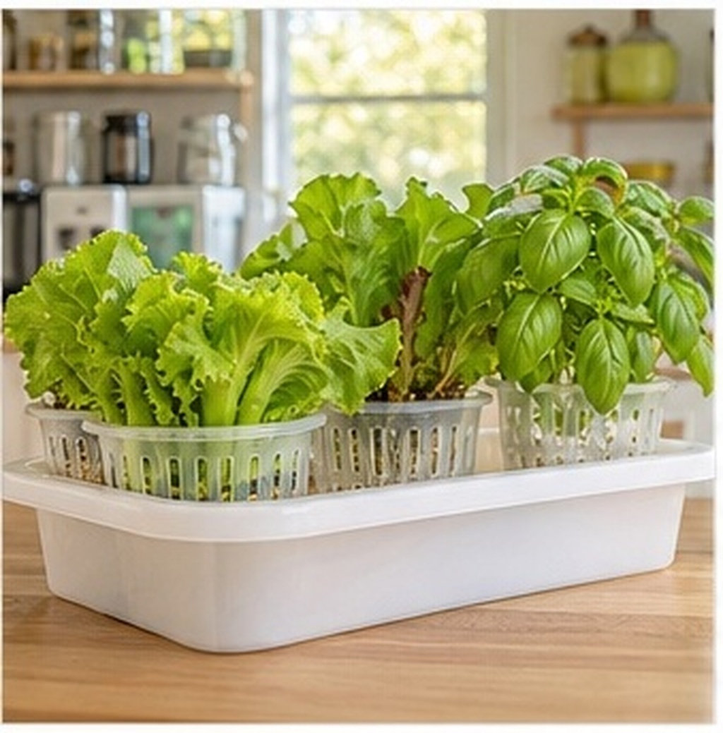 Plant Pot - 4 Stück Hydroponische Gemüseanbau-Topfnetze aus verdicktem,
