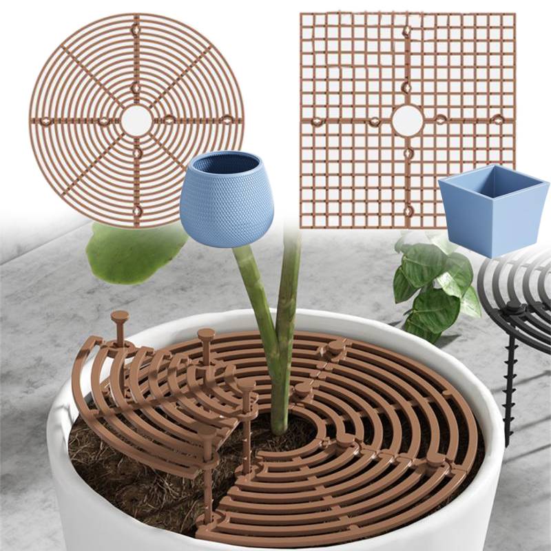Terracotta Pot - Blumentopf-Abdeckung Pflanzengitter Gartenbodenschutz Pflanzenschutzgitter für Innenbereich