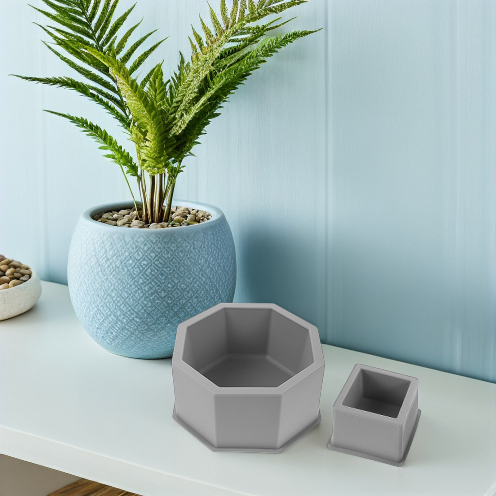 2-teiliges Silikon-Beton-Pflan – Succulent Set Bewertung und Preis